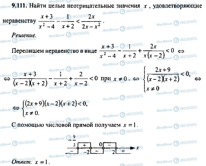 ГДЗ Алгебра 10 класс страница 111