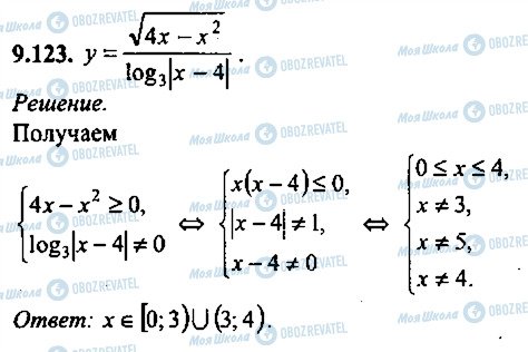 ГДЗ Алгебра 10 класс страница 123