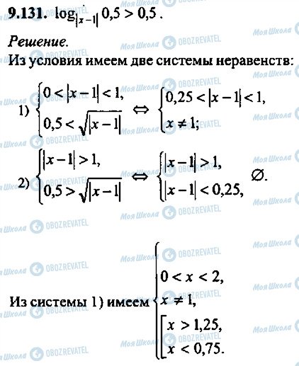 ГДЗ Алгебра 10 клас сторінка 131