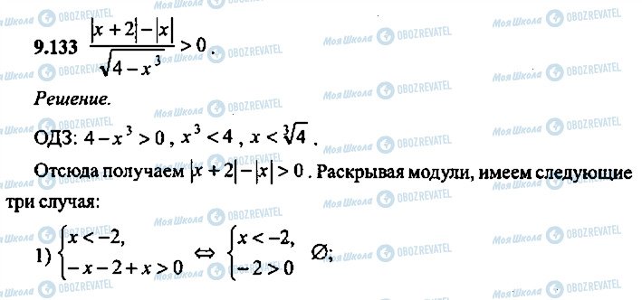 ГДЗ Алгебра 10 класс страница 133