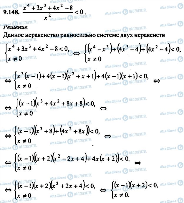 ГДЗ Алгебра 10 класс страница 148