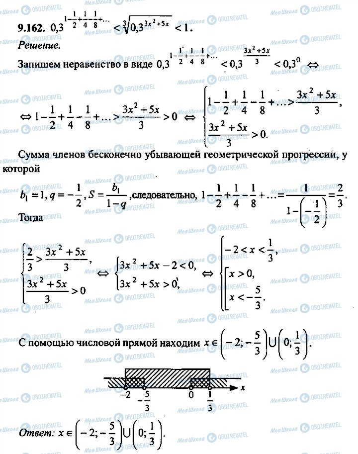 ГДЗ Алгебра 10 класс страница 162