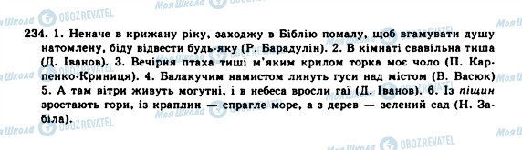 ГДЗ Українська мова 10 клас сторінка 234