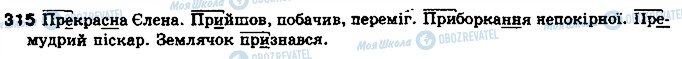 ГДЗ Українська мова 10 клас сторінка 315