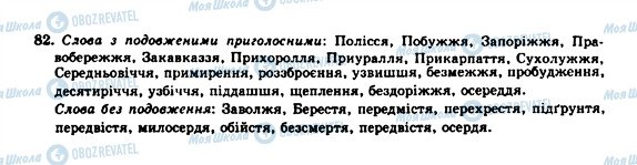 ГДЗ Українська мова 10 клас сторінка 82