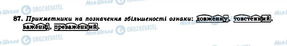 ГДЗ Українська мова 10 клас сторінка 87