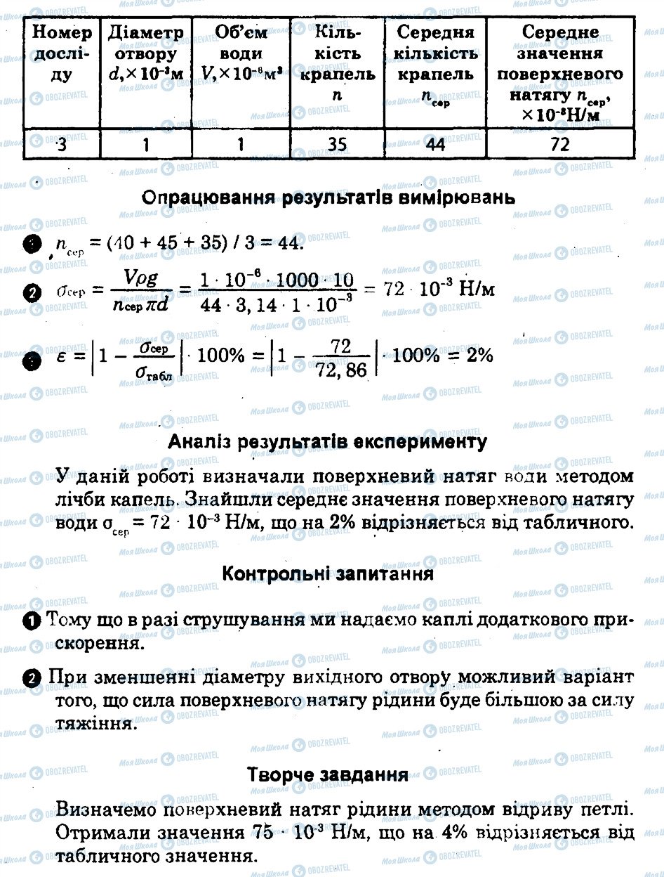 ГДЗ Фізика 10 клас сторінка ПР4