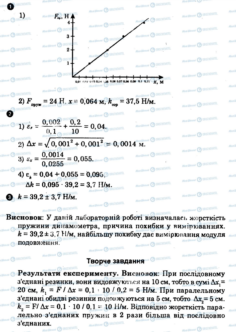 ГДЗ Физика 10 класс страница ЛР4