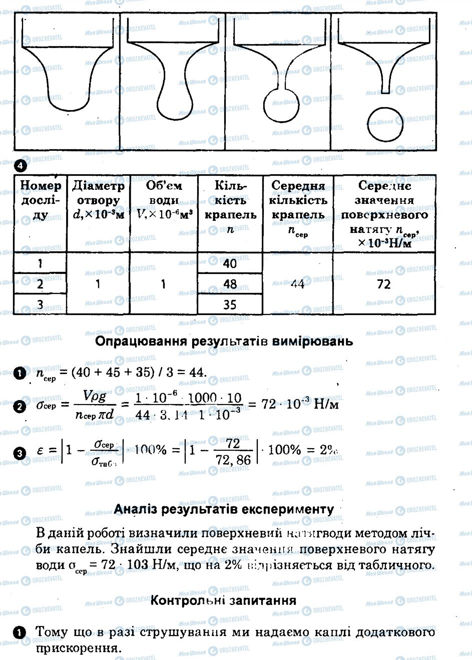 ГДЗ Фізика 10 клас сторінка ПР12