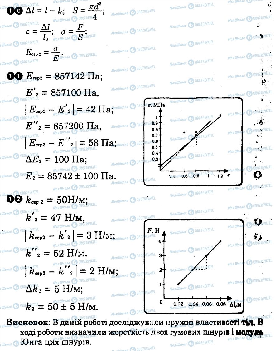 ГДЗ Фізика 10 клас сторінка ПР5