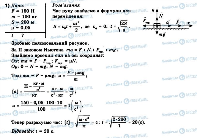 ГДЗ Физика 10 класс страница 1