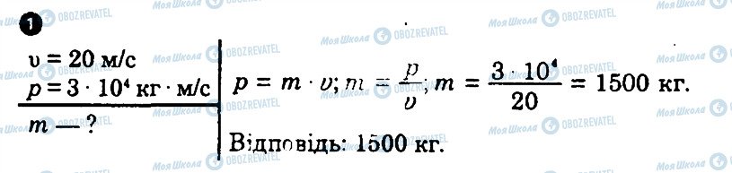 ГДЗ Фізика 10 клас сторінка 1