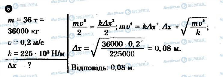 ГДЗ Фізика 10 клас сторінка 6