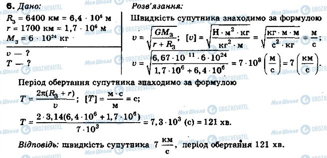 ГДЗ Фізика 10 клас сторінка 6