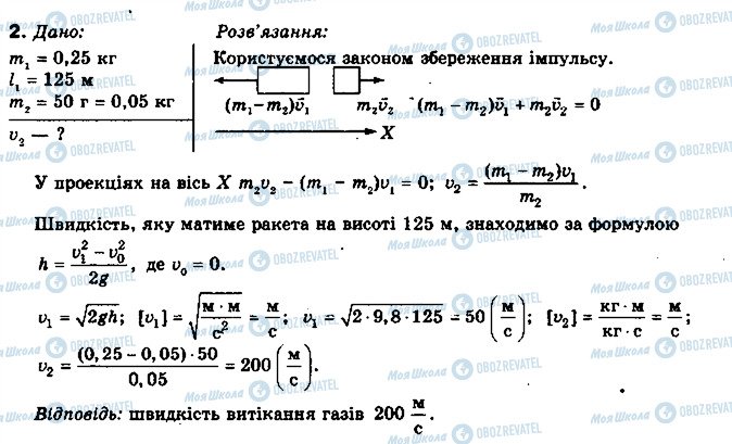 ГДЗ Фізика 10 клас сторінка 2