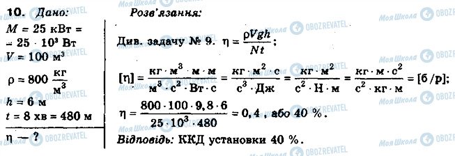 ГДЗ Фізика 10 клас сторінка 10