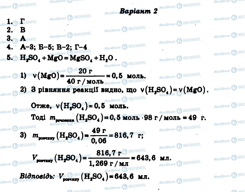 ГДЗ Хімія 10 клас сторінка СР4