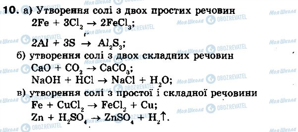 ГДЗ Химия 10 класс страница 10