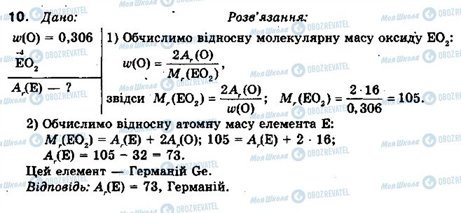 ГДЗ Химия 10 класс страница 10