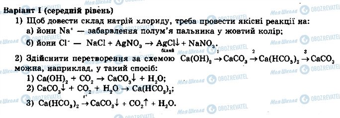 ГДЗ Хімія 10 клас сторінка 1