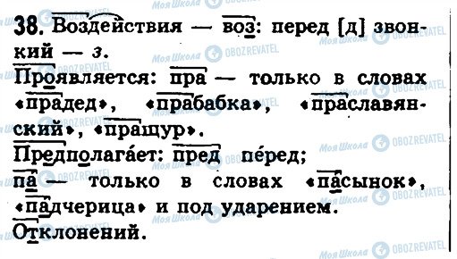 ГДЗ Русский язык 10 класс страница 38