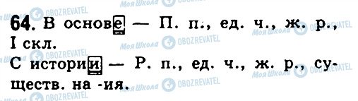 ГДЗ Російська мова 10 клас сторінка 64