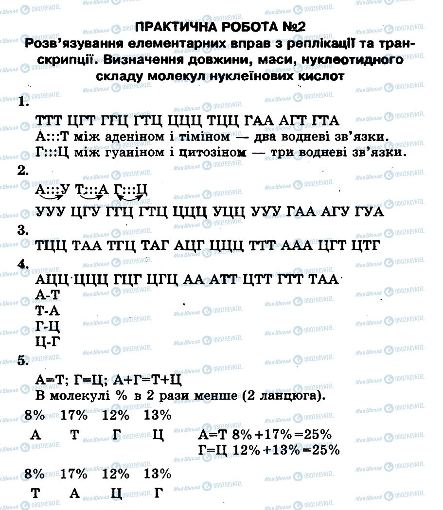 ГДЗ Биология 10 класс страница ПР2