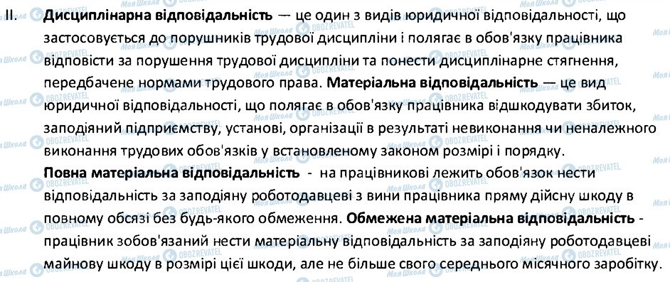 ГДЗ Правознавство 10 клас сторінка 2