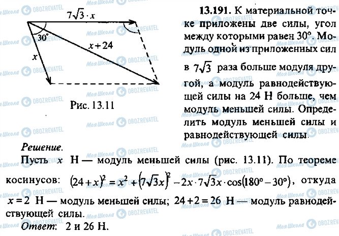 ГДЗ Алгебра 11 класс страница 191