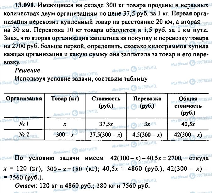 ГДЗ Алгебра 11 класс страница 91