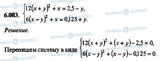 ГДЗ Алгебра 11 класс страница 83