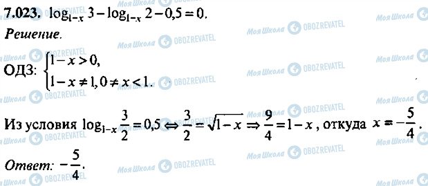 ГДЗ Алгебра 11 класс страница 23