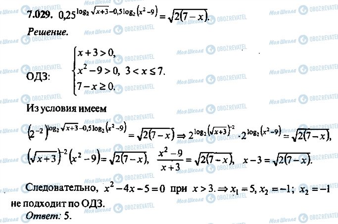 ГДЗ Алгебра 11 клас сторінка 29