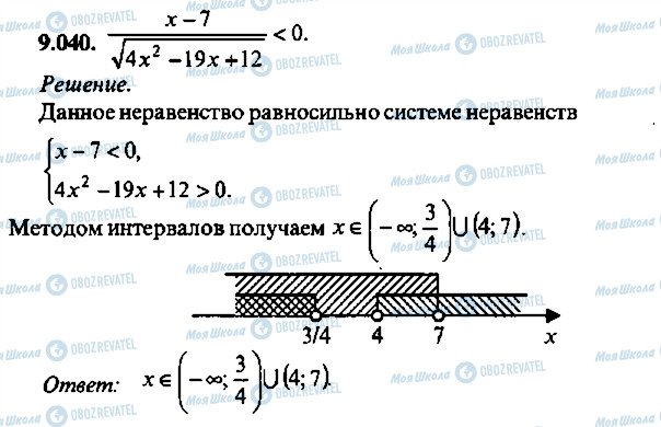 ГДЗ Алгебра 11 клас сторінка 40