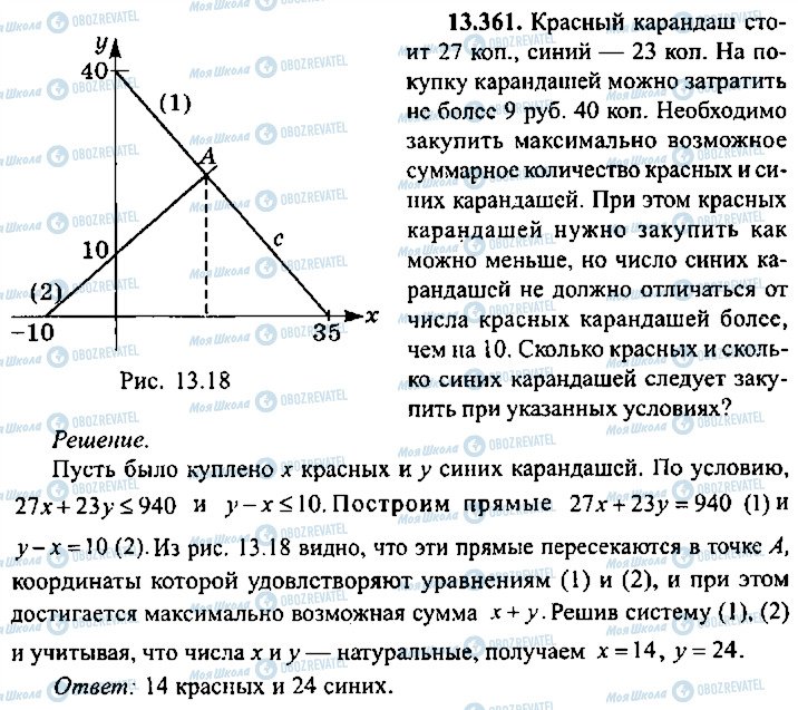 ГДЗ Алгебра 11 класс страница 361