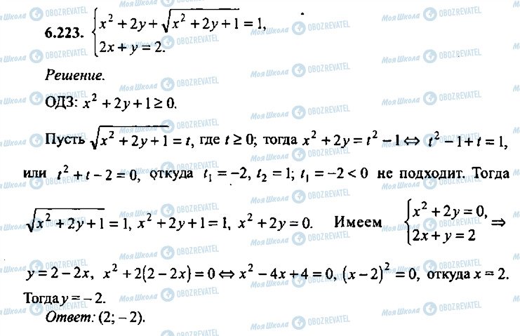 ГДЗ Алгебра 11 клас сторінка 223