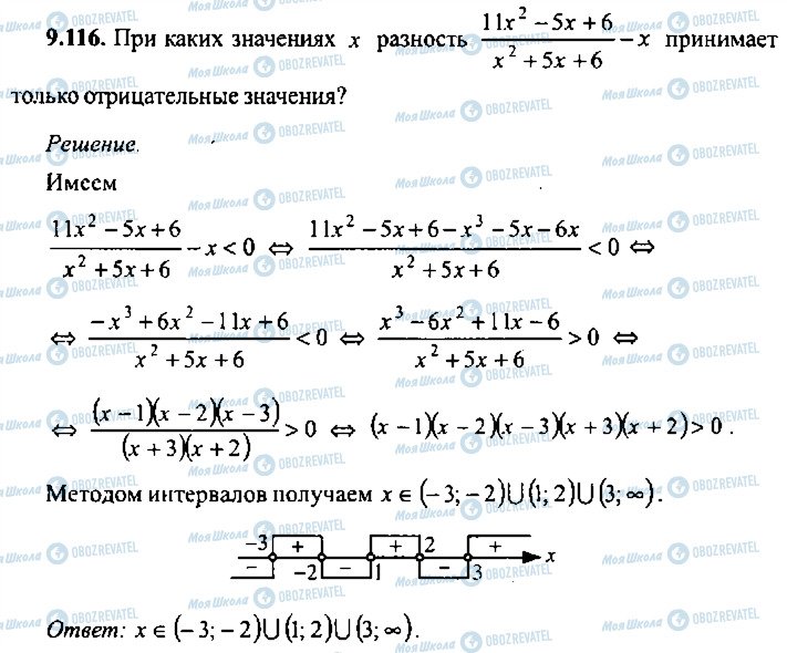 ГДЗ Алгебра 11 класс страница 116