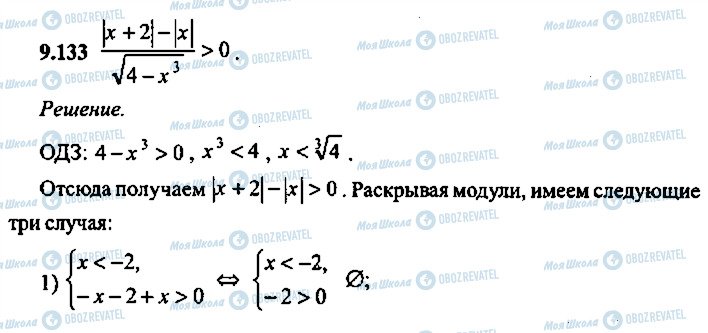 ГДЗ Алгебра 11 класс страница 133