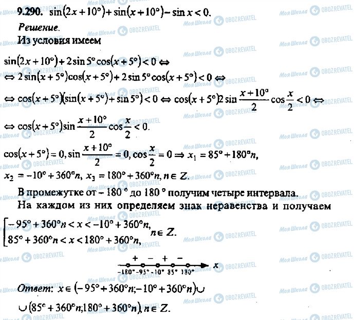 ГДЗ Алгебра 11 клас сторінка 290