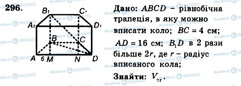 ГДЗ Геометрия 11 класс страница 296