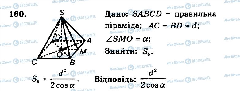 ГДЗ Геометрия 11 класс страница 160