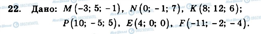 ГДЗ Геометрія 11 клас сторінка 22