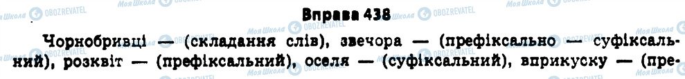 ГДЗ Укр мова 11 класс страница 438
