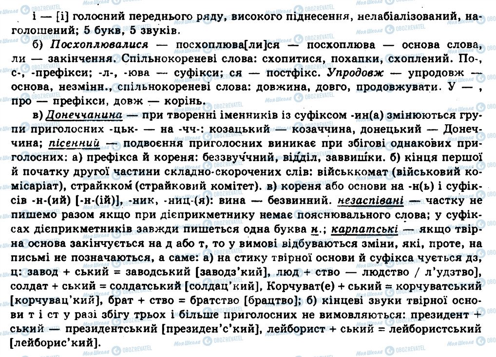 ГДЗ Українська мова 11 клас сторінка 164