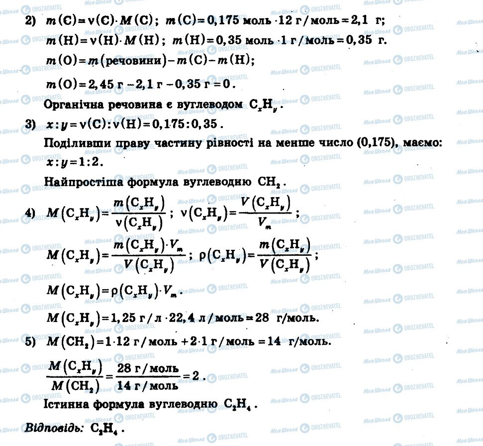 ГДЗ Хімія 11 клас сторінка СР2