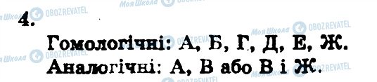 ГДЗ Біологія 11 клас сторінка 4