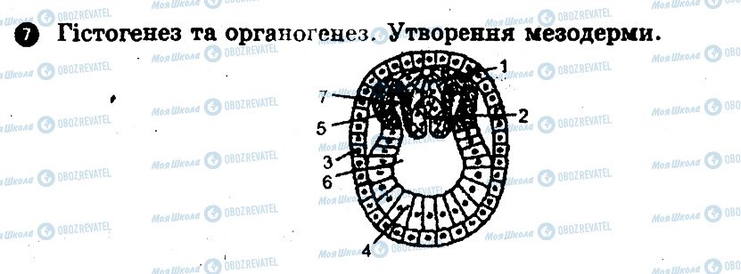 ГДЗ Біологія 11 клас сторінка 7