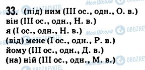 ГДЗ Укр мова 5 класс страница 33