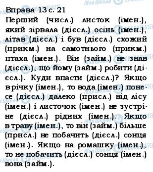 ГДЗ Українська мова 5 клас сторінка 13