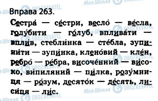 ГДЗ Укр мова 5 класс страница 263